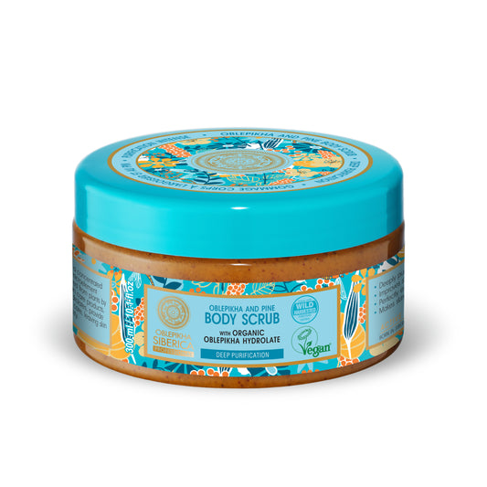 EXFOLIANTE CORPORAL VEGANO - OBLEPIKHA Y PINO SIBERIANO 300ML