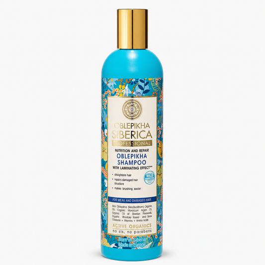 Shampoo OBLEPIKHA. Cabello Débil y Dañado 400ml